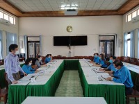 Ban Thường vụ Liên đoàn Lao động tỉnh Kon Tum  làm việc với Công đoàn ngành Y tế