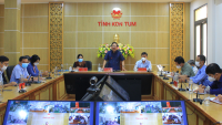 Hội nghị trực tuyến công tác phòng, chống dịch COVID-19 tỉnh Kon Tum