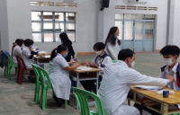 Chi đoàn Trung tâm Y tế thành phố Kon Tum hỗ trợ  khám sức khỏe định kỳ cho học sinh