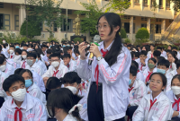Trường Trung học cơ sở Thực hành sư phạm Lý Tự Trọng tỉnh Kon Tum tổ chức tuyên truyền phòng chống tác hại thuốc lá và thuốc lá điện tử  năm học 2022-2023