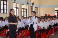 Trường Trung học phổ thông Dân tộc nội trú tỉnh Kon Tum  tổ chức tuyên truyền chăm sóc sức khỏe sinh sản vị thành niên, thanh niên năm học 2022-2023