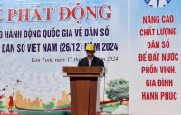 Lễ phát động Tháng hành động quốc gia về Dân số và ngày Dân số Việt Nam năm 2024 tại tỉnh Kon Tum