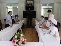 Bệnh viện Đa khoa tỉnh Kon Tum khảo sát công tác chỉ đạo tuyến,  Đề án 1816 năm 2021 tại Trung tâm Y tế huyện Đăk Glei
