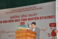 Kon Tum tổ chức Lễ phát động Ngày toàn dân hiến máu tình nguyện  năm 2021