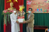BSCKII Trần Ái – Phó Giám đốc Sở Y tế thăm, chúc Tết tại Bệnh viện Đa khoa khu vực Ngọc Hồi